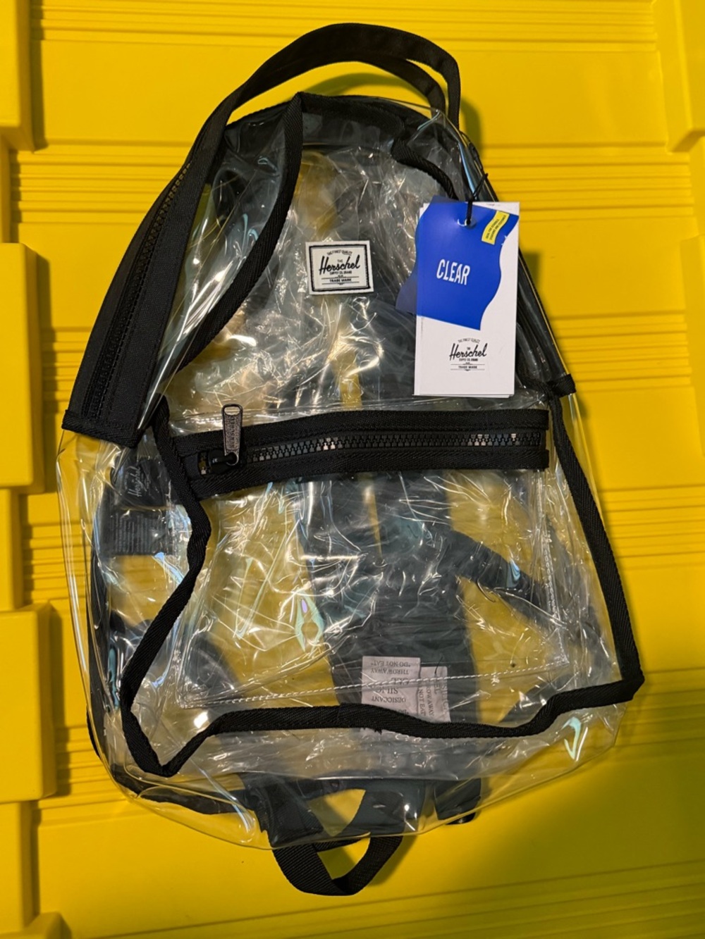 Herschel Supply Company Clear Backpack – Transparent with Black Trim